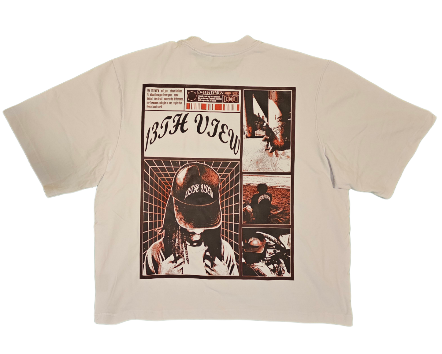 Godana PT2– Reverse Stitched Cropped Tee by 13TH VIEW