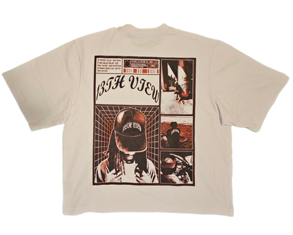 Godana PT2– Reverse Stitched Cropped Tee by 13TH VIEW