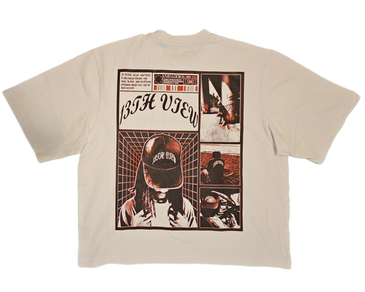 Godana PT2– Reverse Stitched Cropped Tee by 13TH VIEW